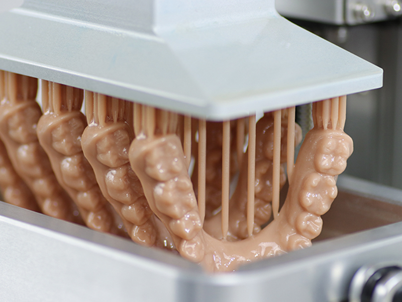 Dental models 3D printed with the Premium Model resin